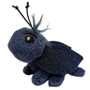 Jellycat Frizzles‎ Beetle Navy Blue Bug 6" Plush Retired Sparkly Wings - RARE!
